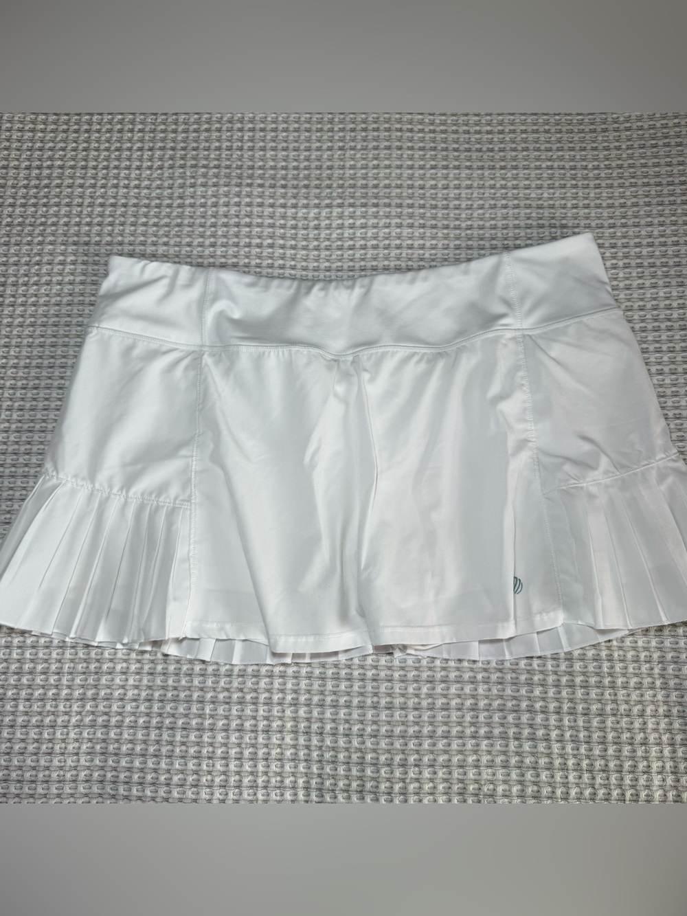 MPG Mondetta Groove White Pleated Hem Knit Skort Golf Pickleball Size XXL